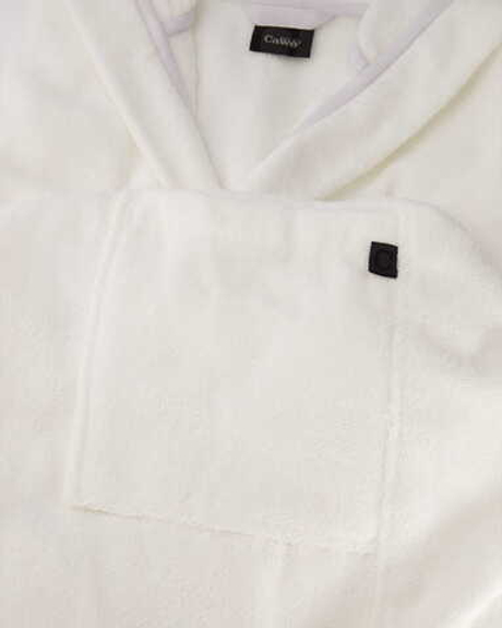 Халат с капюшоном женский Cawo Hooded Uni 827 67 белый