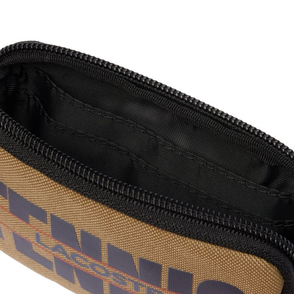 Gadżet Lacoste Neocroc Tennis Print Zipped Billfold - Бежевый