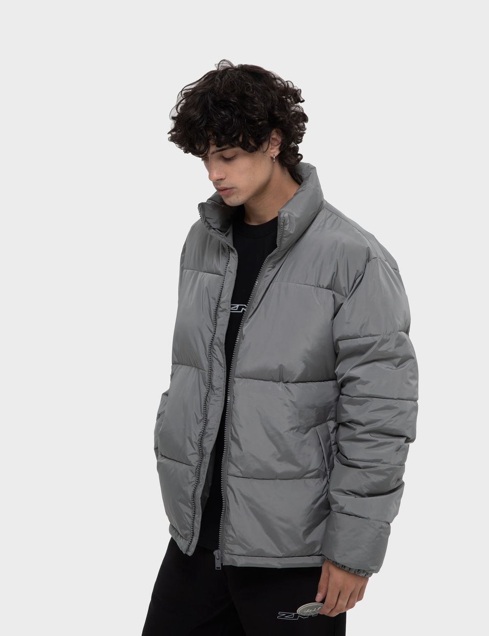 Пуховик ZNY BASIC Темно-Серый