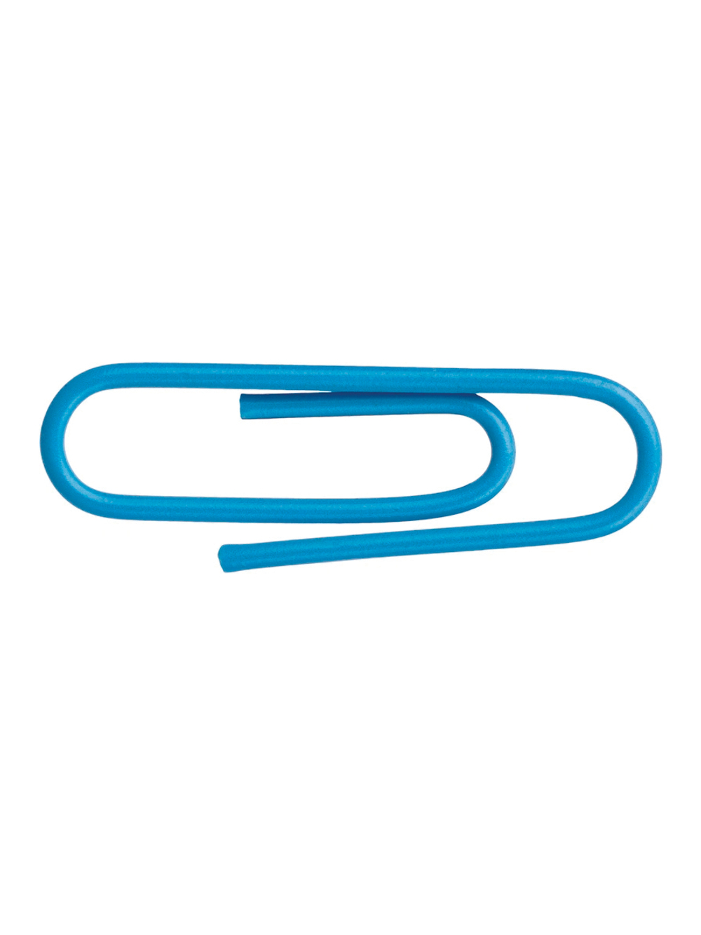 Скрепки канцелярские 28 мм Attache Bright Colours металлические с полимерным покрытием (100 штук в упаковке)