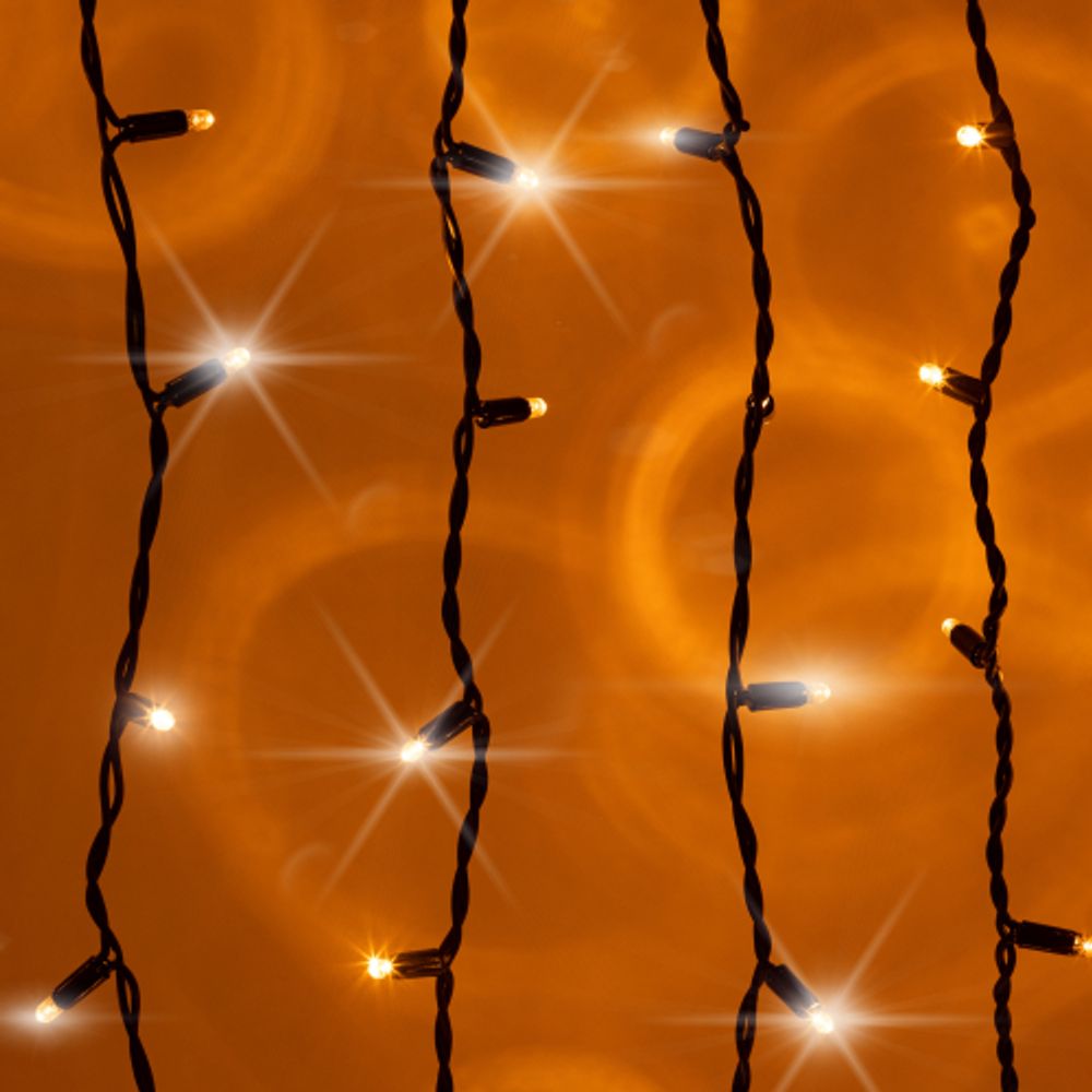 Гирлянда ЭРА ERAPS-Z светодиодная новогодняя занавес 2*3 м желтая 600 LED | Профессиональное праздничное и новогоднее освещение