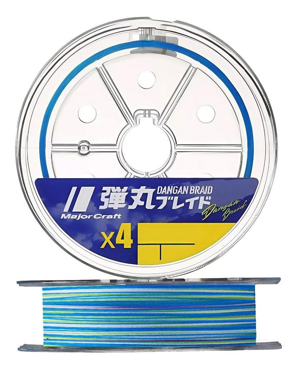Шнур плетеный Major Craft Dangan Braid 150m X4 (розовый) DBE4-150/0.5PK