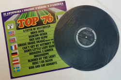 Винтажная виниловая пластинка LP Сборник Top 76 Volume 3 (Италия 1976)