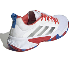 Мужские кроссовки теннисные Adidas Barricade M - белый