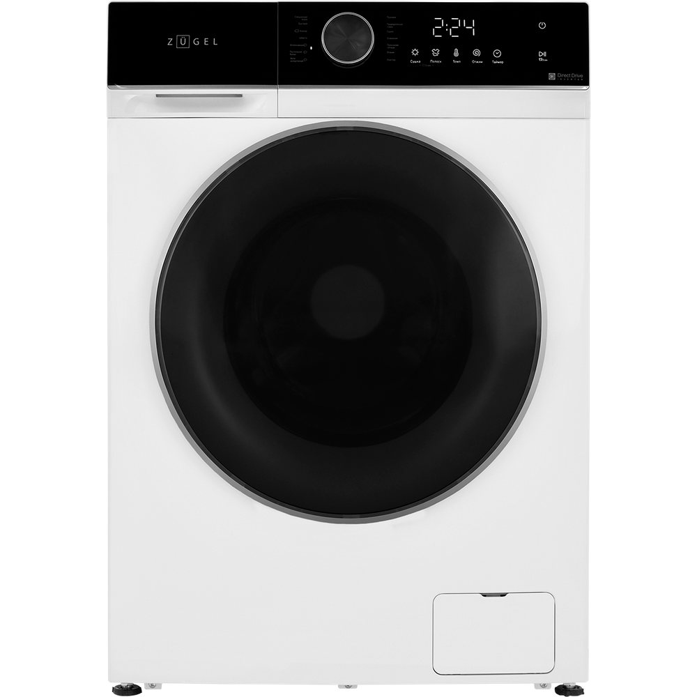 Стирально-сушильная машина ZUGEL ZWDF10712I Inverter DD Steam