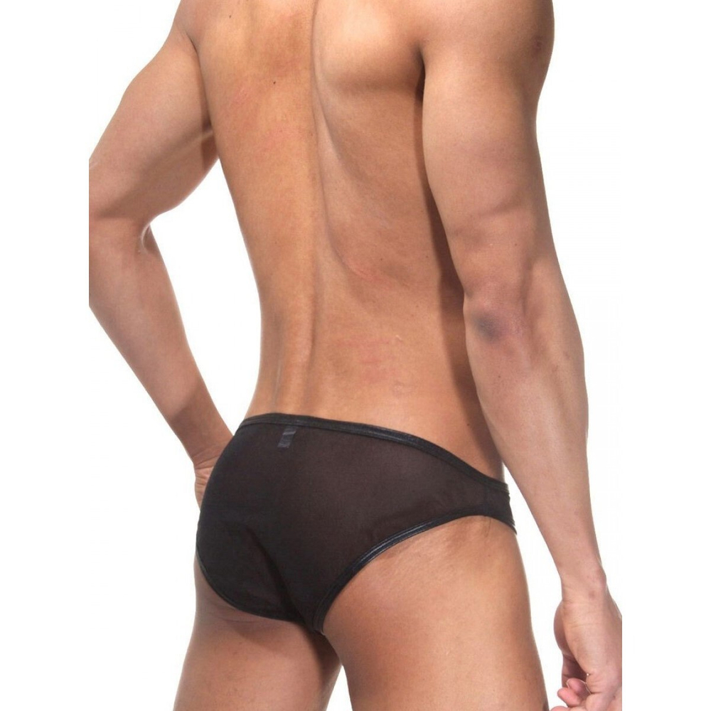 Трусы мужские слипы черные LaBlinque LB15037