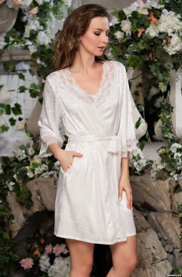 Короткий женский халат MIA-AMORE БЕАТРИЧЕ 2193