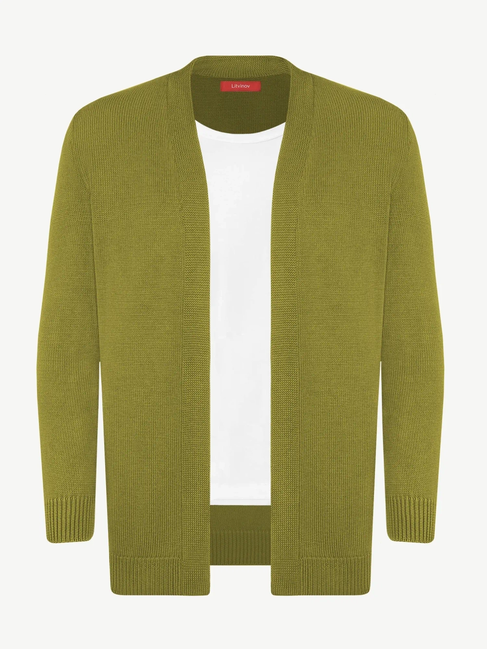 Кардиган с планкой из хлопка