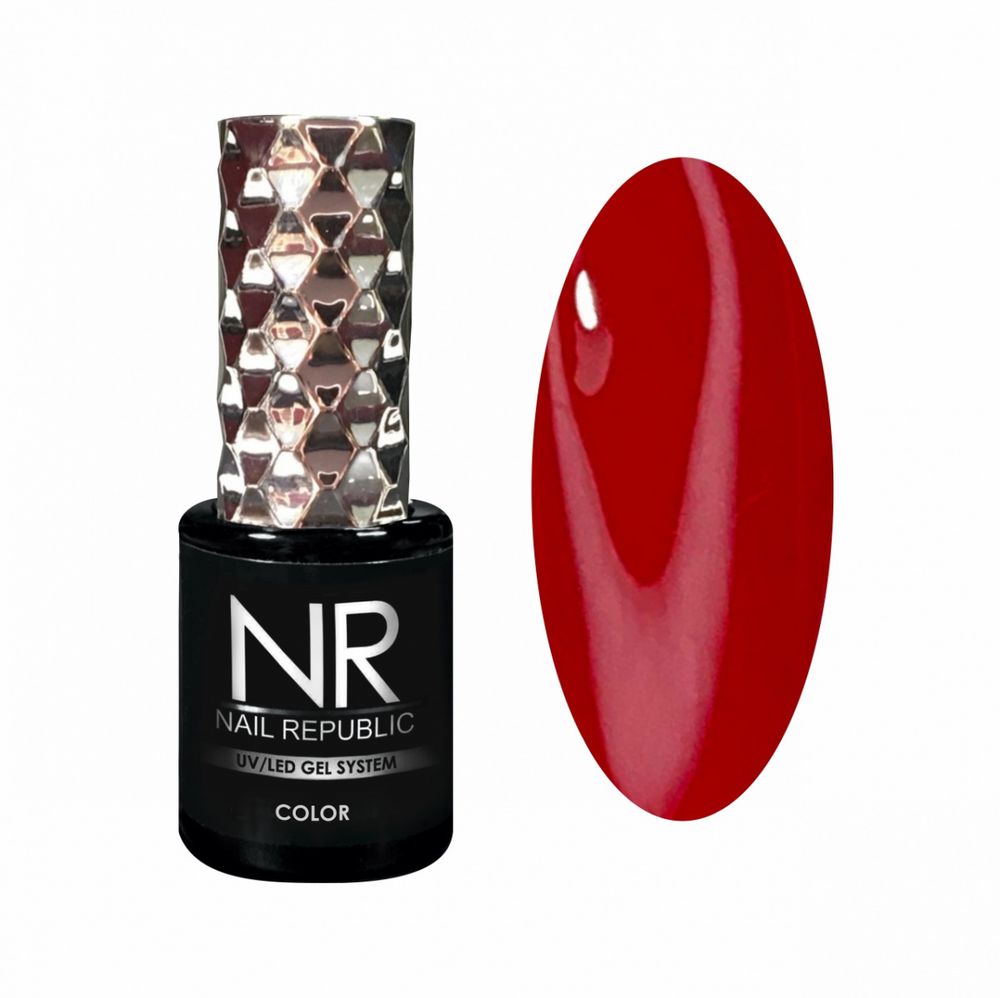 Nail Republic Гель-лак NR-228 Классический красный, 10 мл