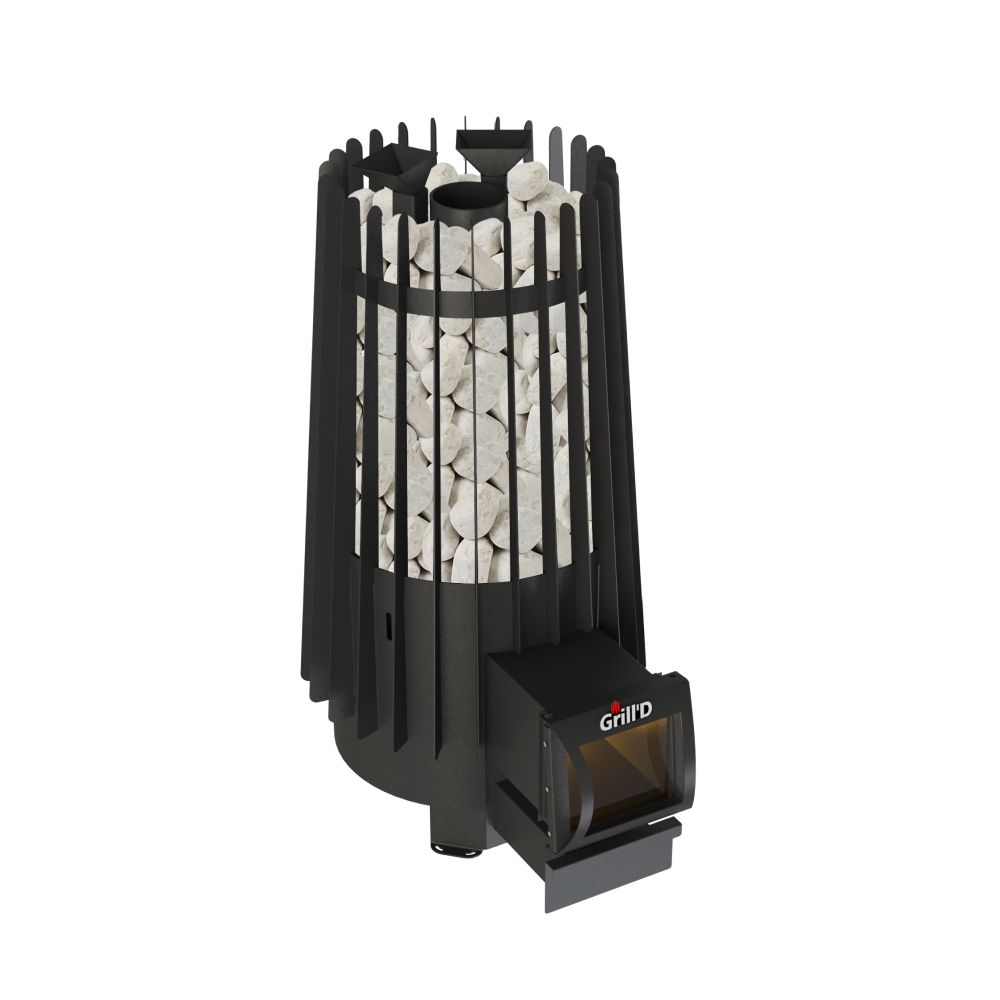 Дровяная банная печь Grill'D Cometa Vega 180 Long Pro