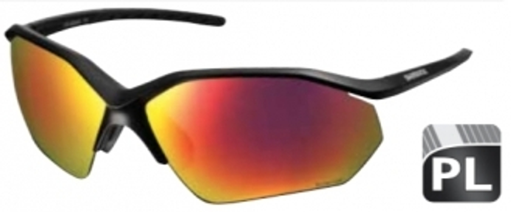 Велоочки Shimano, CE-EQNX3PL, EQUINOX 3, мат черн/Polarized - серо красн. MLC, доп - прозр