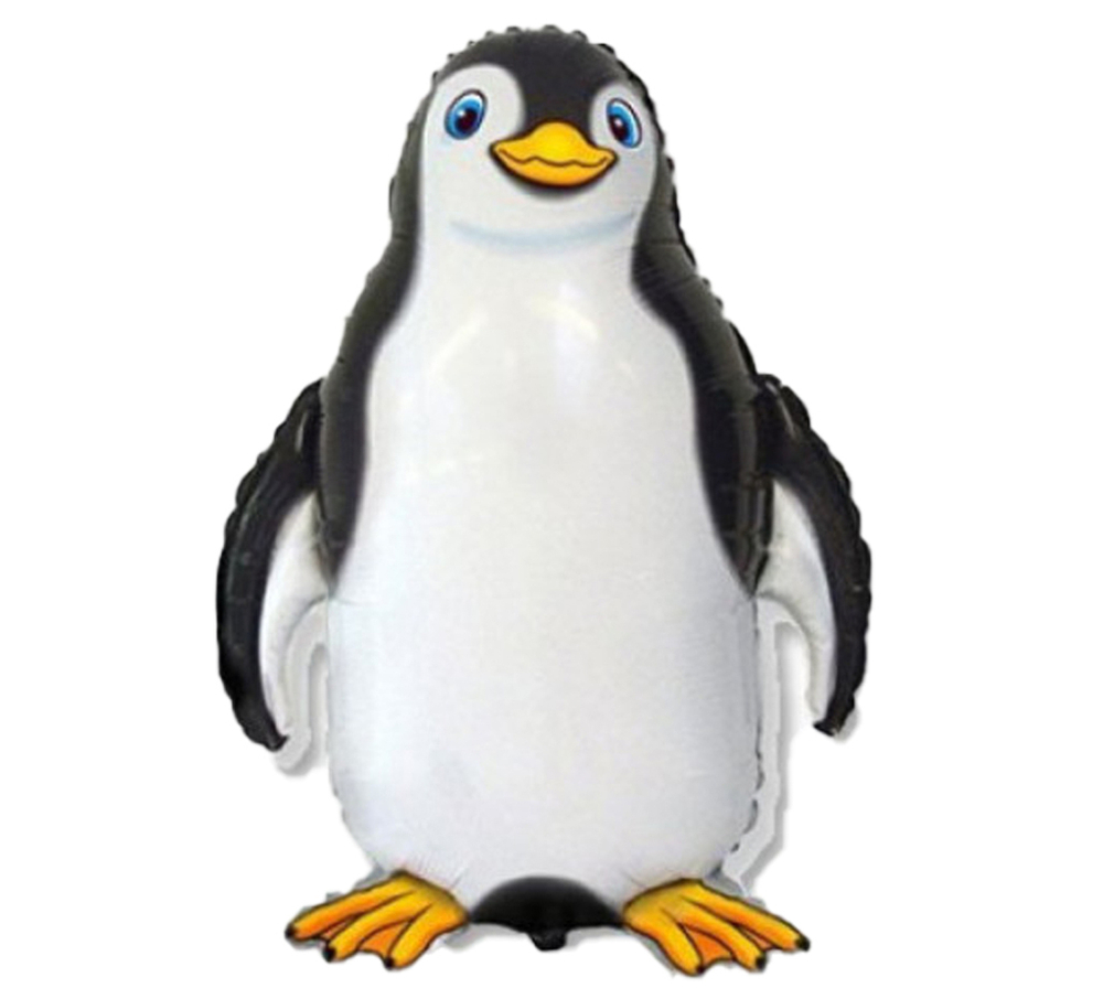 Счастливый пингвин (черный) / Happy Penguin / 1 шт /, Фольгированный шар , Г87