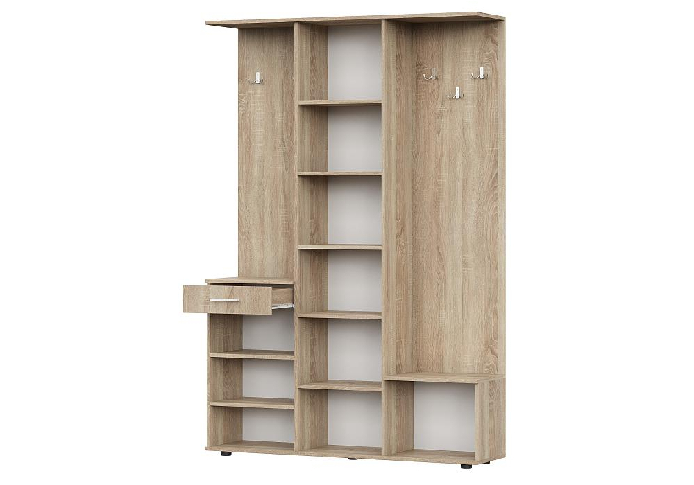 Прихожая Woodville Пети дуб сонома, белый