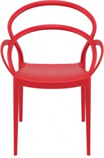 Кресло пластиковое Siesta Contract Mila, красный