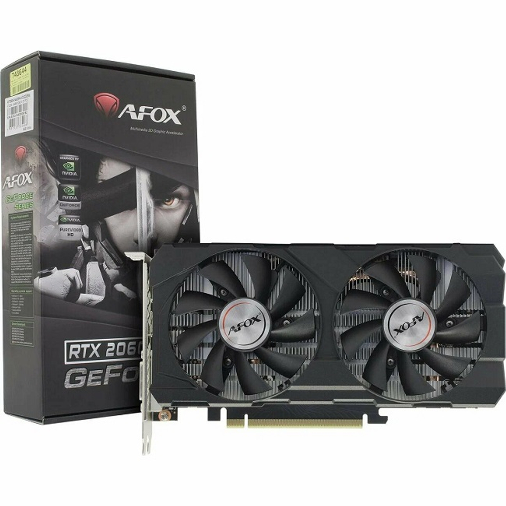 Видеокарта AFOX GeForce RTX 2060 6GB GDDR6 (AF2060-6144D6H7-V4)