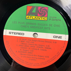 Винтажная виниловая пластинка LP Chic, Les Plus Grands Succes De Chic, Chic Greatest Hits (Япония 1979) (Оби)