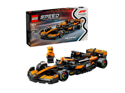Конструктор Лего Спид Чемпионс макларен гоночный болид LEGO Speed Champions McLaren F1 Team MCL38 77251 269 деталей 10+