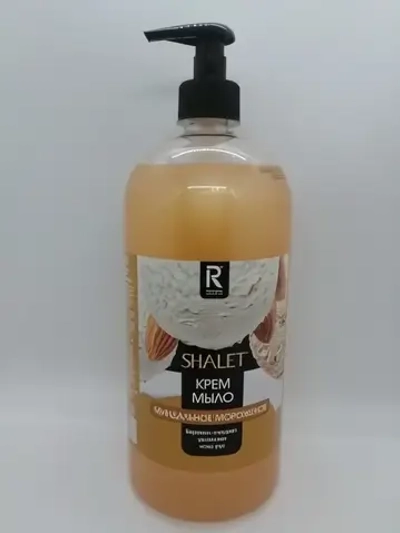 SHALET крем-мыло питательное Миндальное мороженое 1л