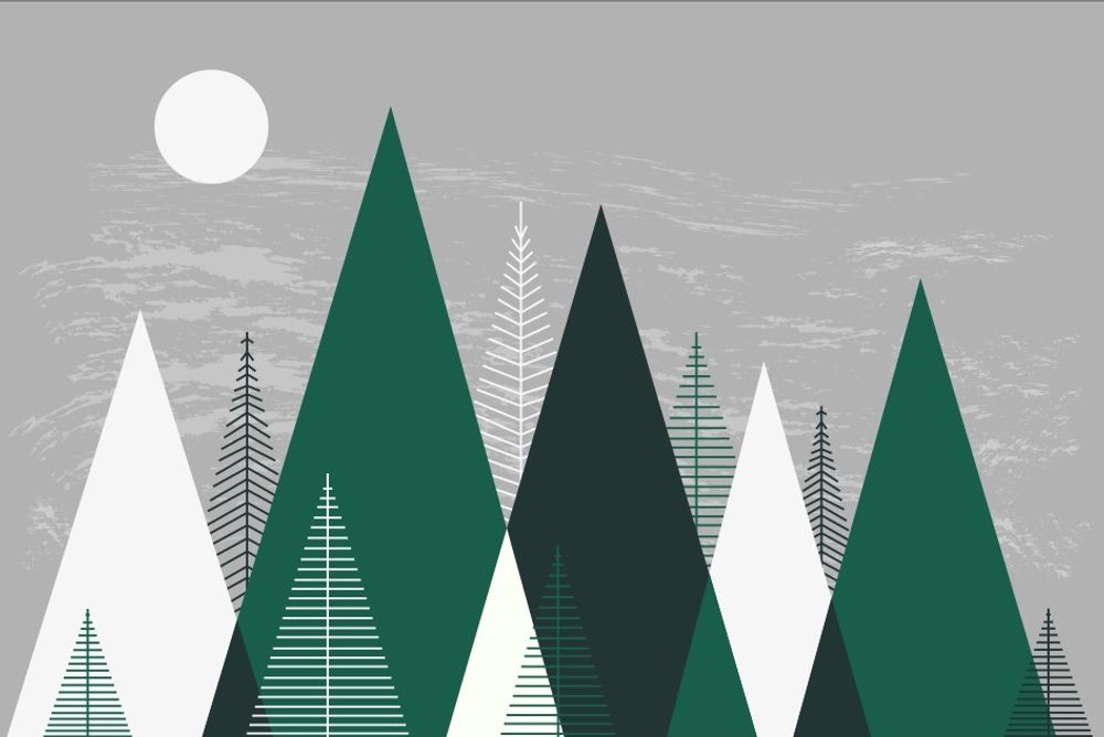 Обои горы минимализм