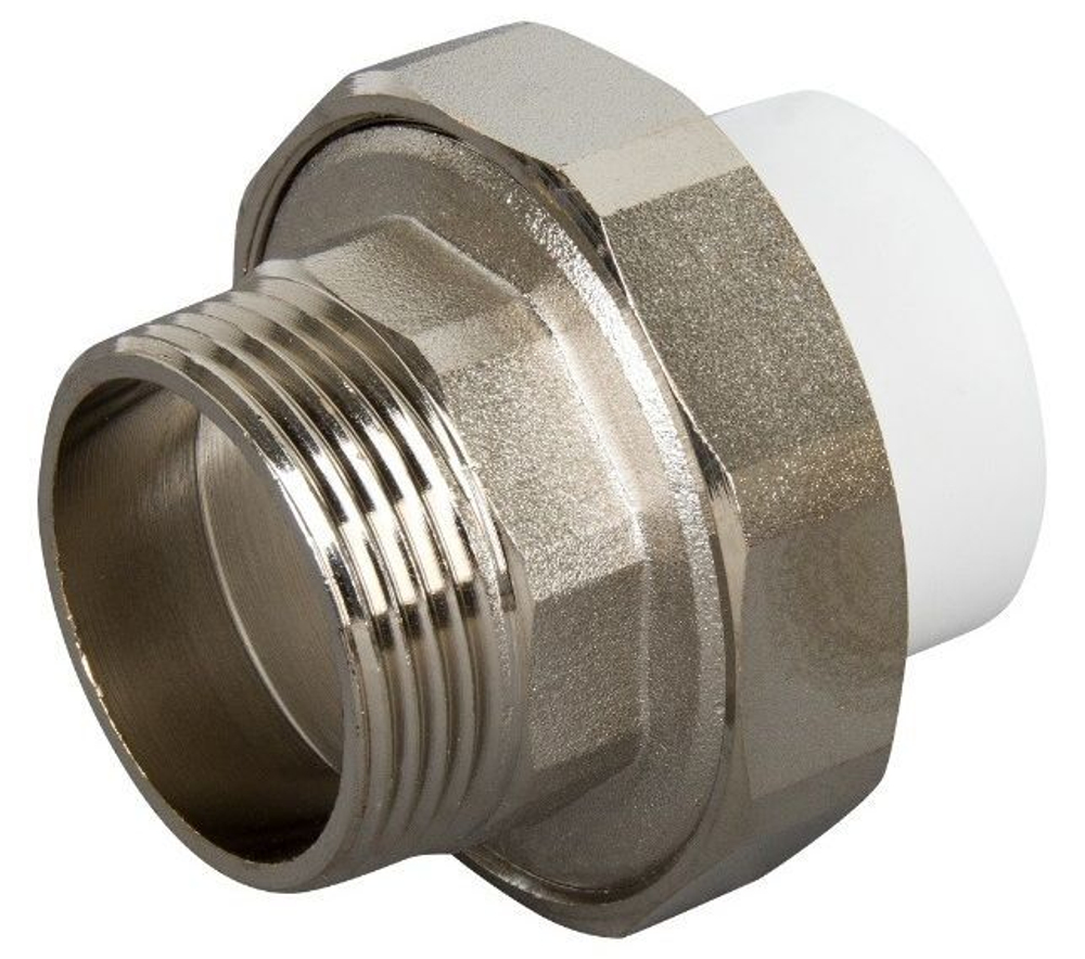 Муфта комбинированная разъемная (Американка) наружная резьба PN25 d32х1 1/4" раструбная