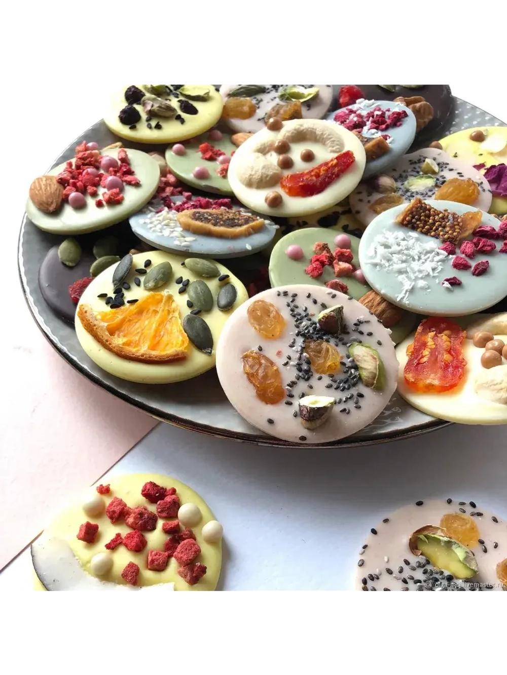 Силиконовый мат для шоколада Медианты