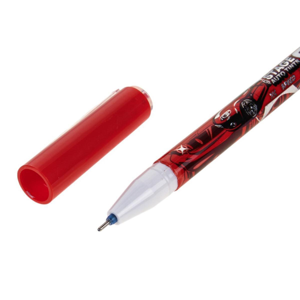 Ручка пиши-стирай "Машина" 0,5мм, синяя, 4 вида микс