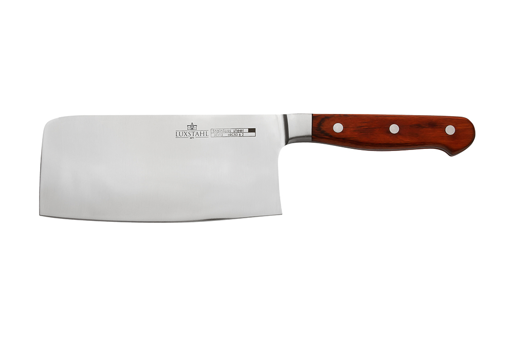 Нож-рубак 170 мм с деревянной ручкой Luxstahl Китай кт3001