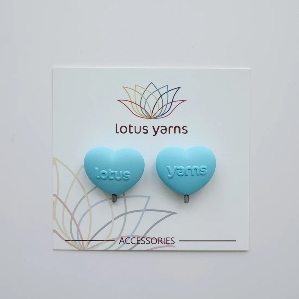 заглушки сердечки для лесок lotus yarns
