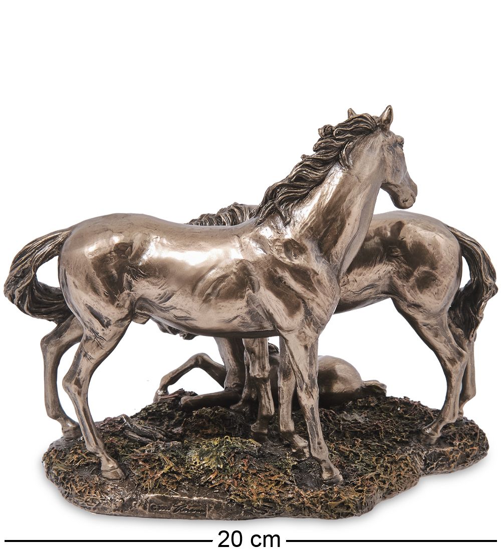 Veronese WS-1410 Статуэтка «Семейка лошадей»