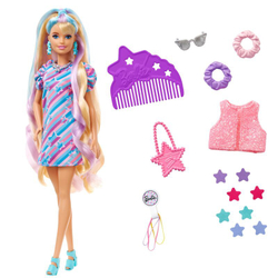 Barbie Totally Hair - Кукла с длинными волосами + модные аксессуары HCM88