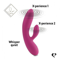 Розовый вибратор-кролик 20,2см Feelz Toys Lea Rabbit Vibrator