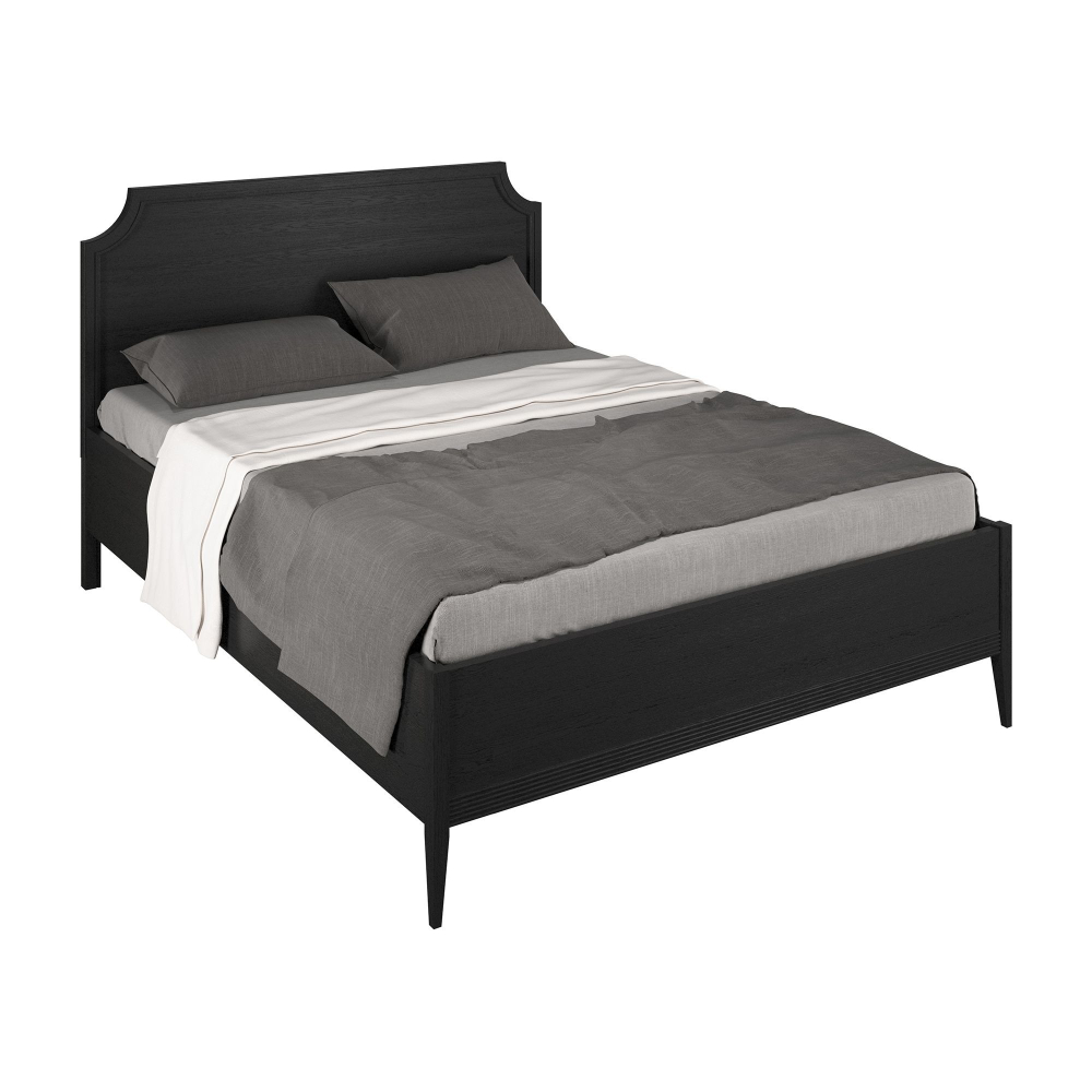 BERGEN Кровать без изножья и прямыми царгами (возможна уст-ка МП)