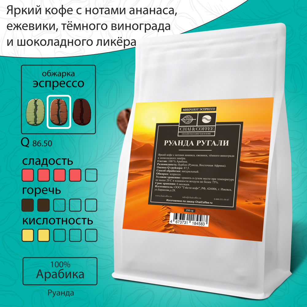 Кофе Руанда Ругали