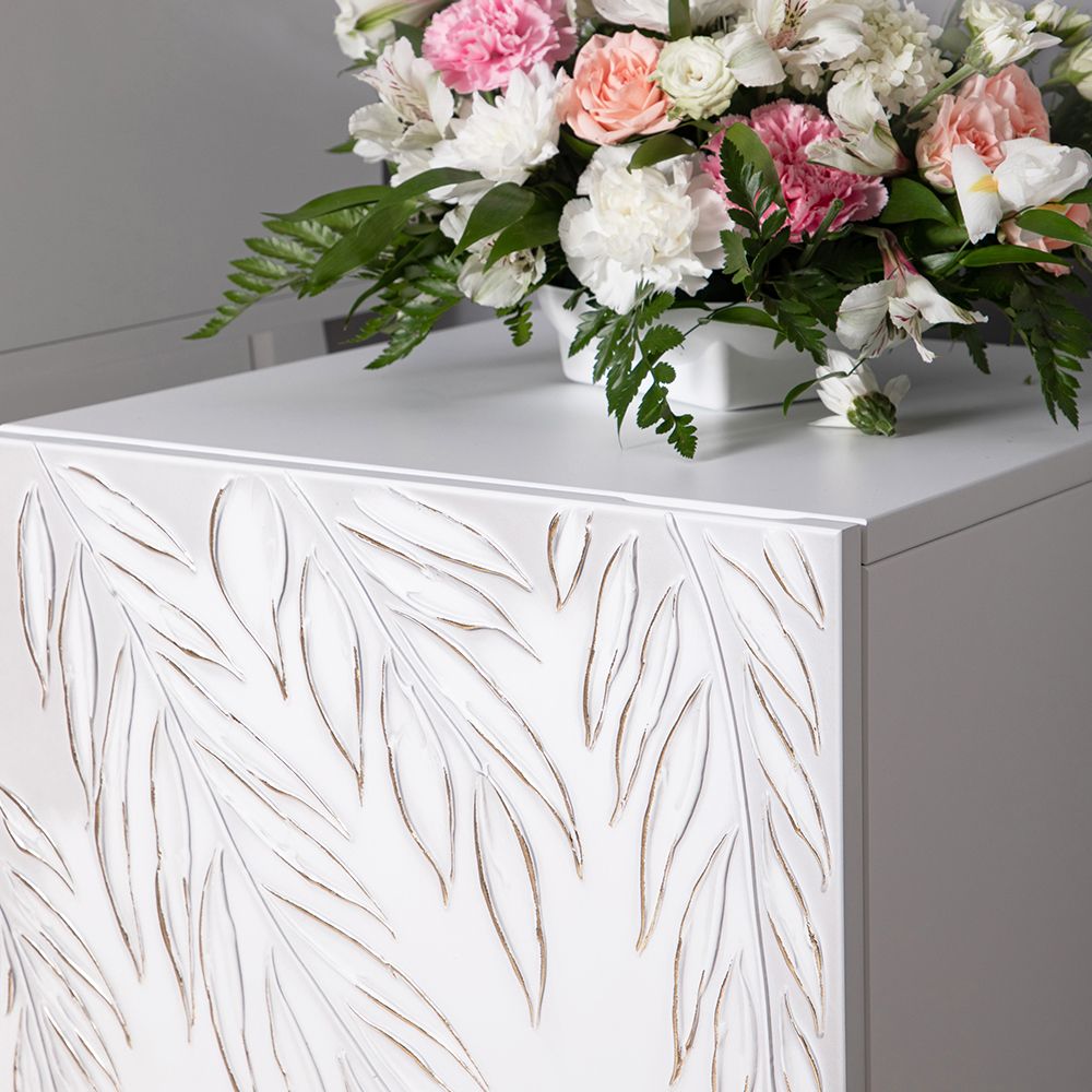 Тумба прикроватная Тропик Классика Айс Найт Голд левая