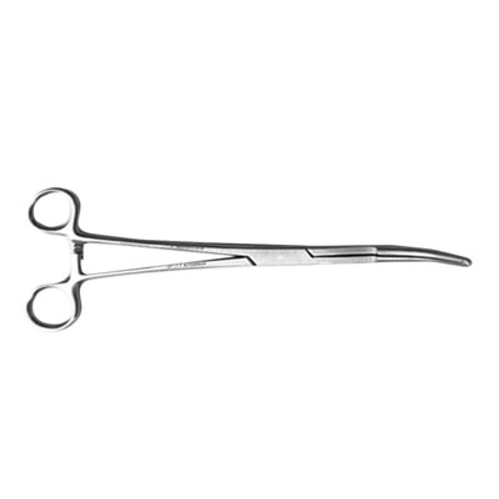 Зажим с кремальерой для прикрепления белья к брюшине 200 мм Surgicon (арт. J-17-285)