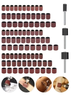 Набор шлифовальных барабанов для гравера XCAN, 93 шт.