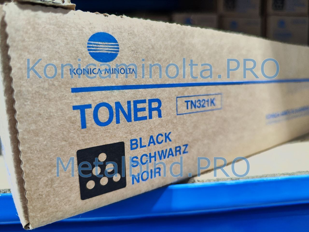 Тонер TN-321K Konica Minolta оригинальный черный A33K150