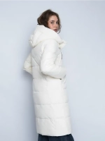 Куртка зимняя удлиненная с капюшоном