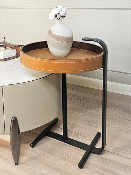 Комплект из 2 журнальных столиков JY-481, Ø80 и Ø45 см