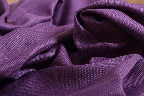 Длинные шторы под  лён Oxford (фиолетовый)