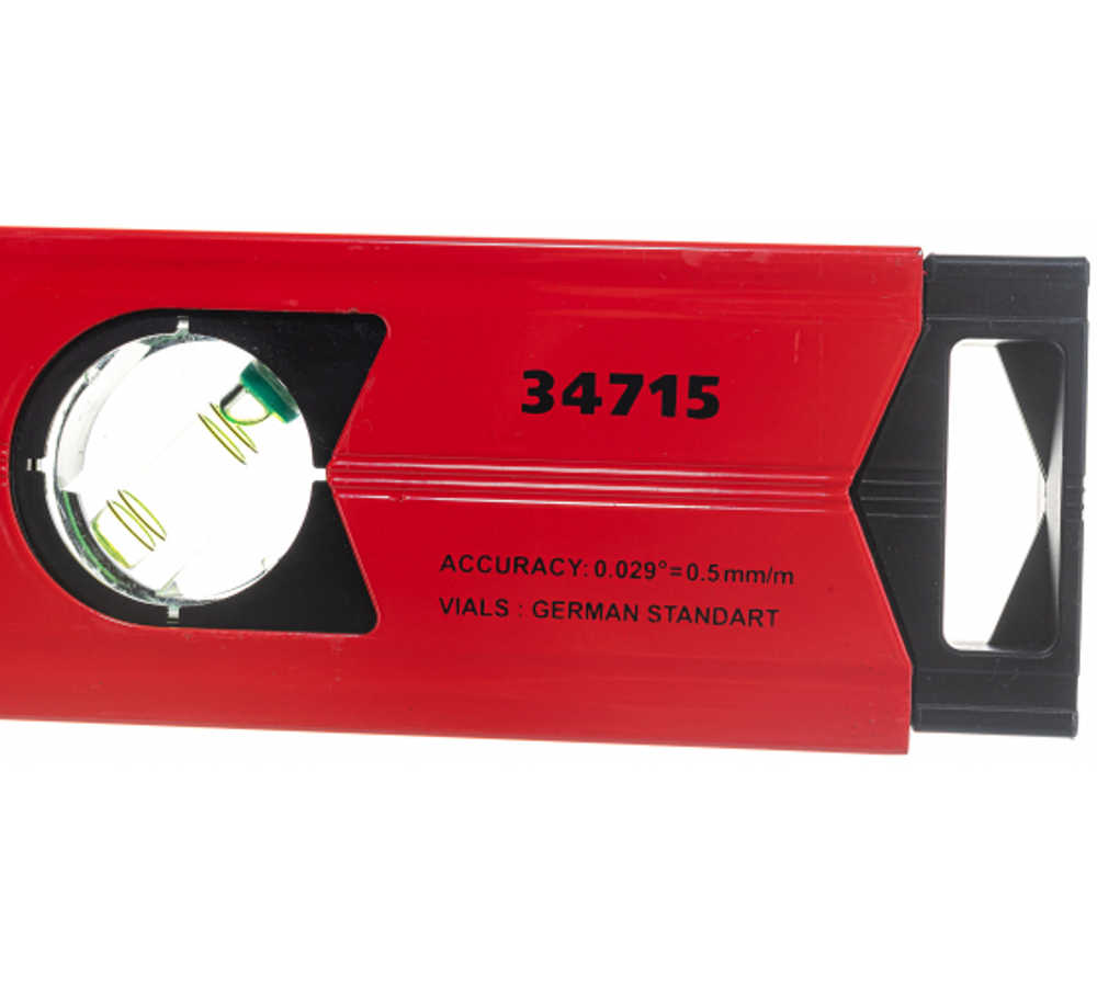 УРОВЕНЬ АЛЮМИНИЕВЫЙ MATRIX МАГНИТНЫЙ 1500ММ  3 ГЛАЗКА 34715