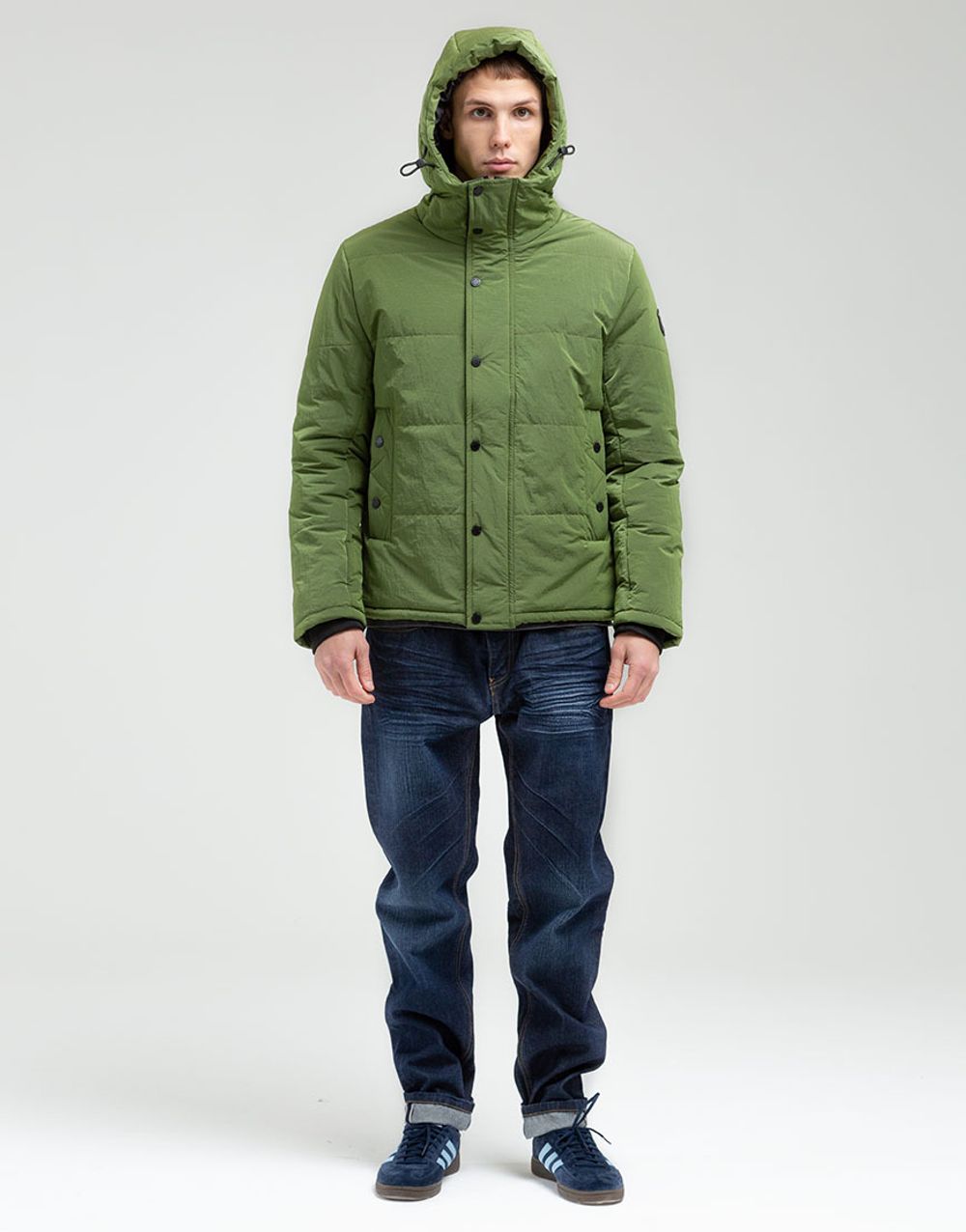 Куртка We Don’t Care Short Puffer Jacket Olive