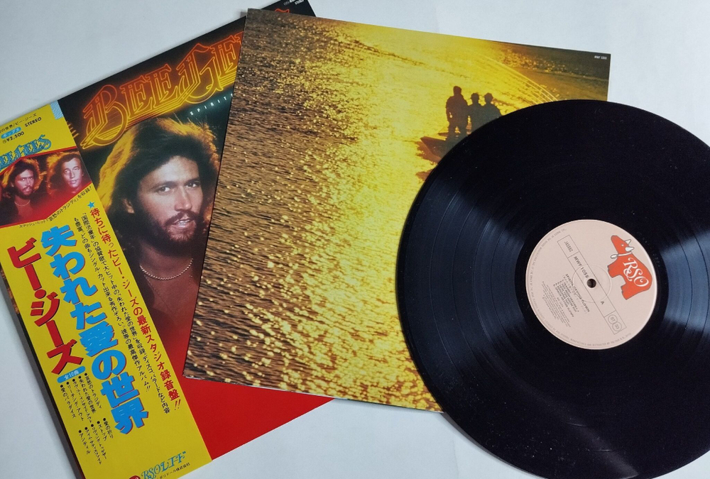 Винтажная виниловая пластинка LP Bee Gees Spirits Having Flown (Japan 1979) (Obi)