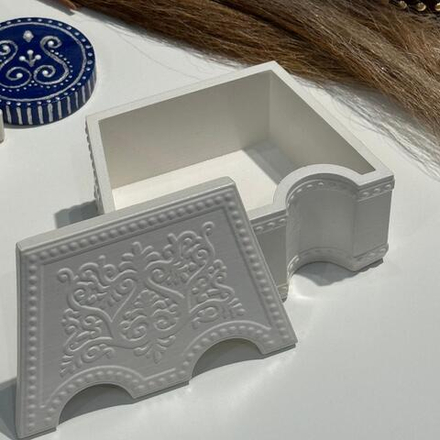 Форма из гипса "Шкатулка" Ручная работа