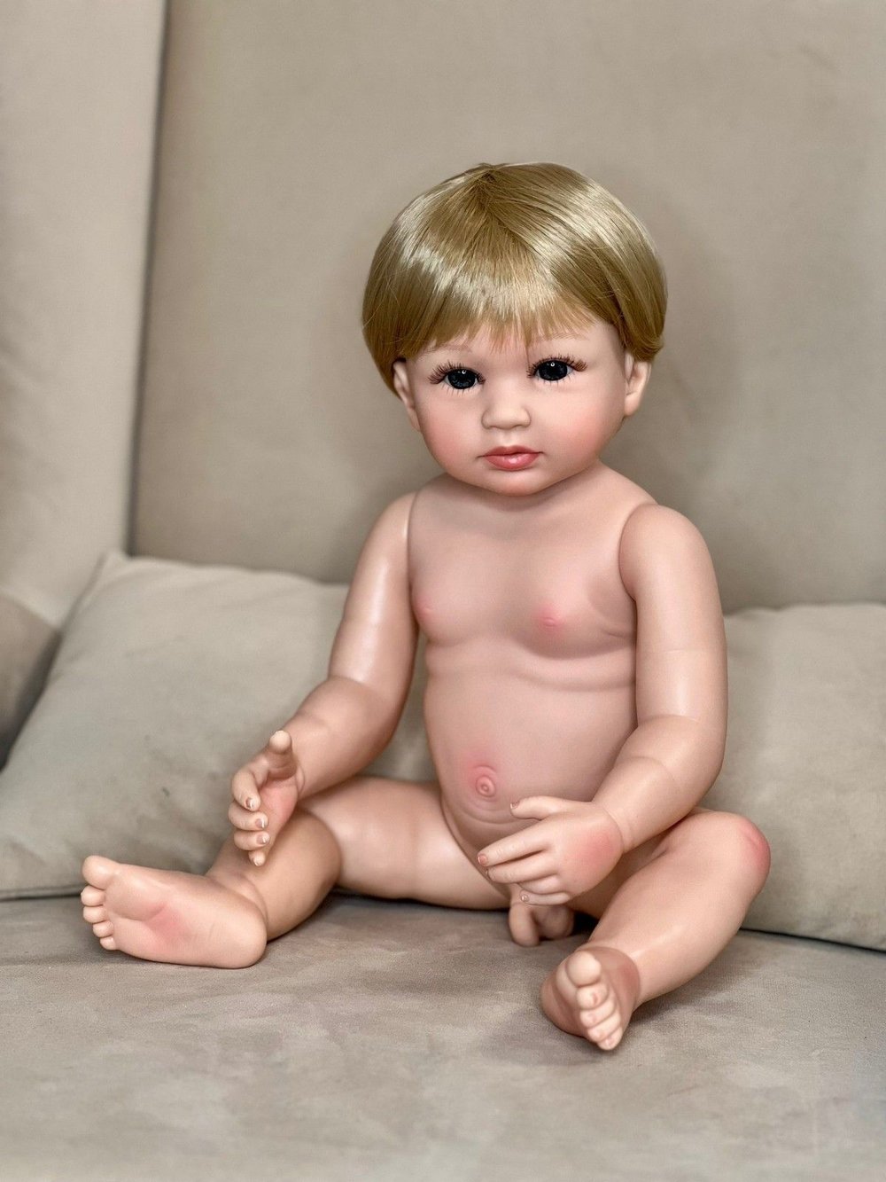 Кукла Реборн виниловая 55см в пакете (FA-326)