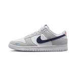 Кроссовки Nike Dunk Low Mini Swoosh - Football Grey Midnight Navy