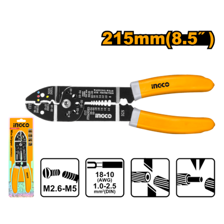 Стриппер многофункциональный для снятия изоляции INGCO HWSP851 0,75-6 мм