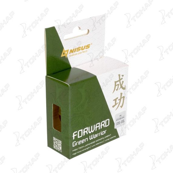 Леска FORWARD Green Warrior 0,165mm/100m Nylon (N-FGW-0165-100) Nisus