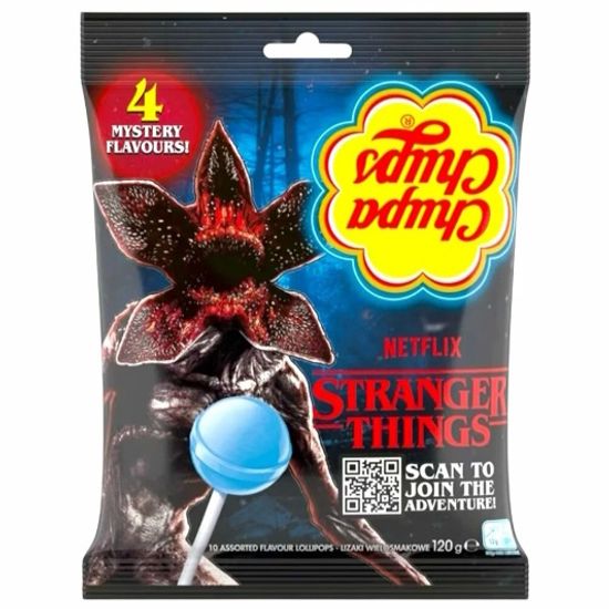 Леденцы Чупа-чупс/Chupa Chups Очень странные дела 4 вкуса, 120гр (Германия)