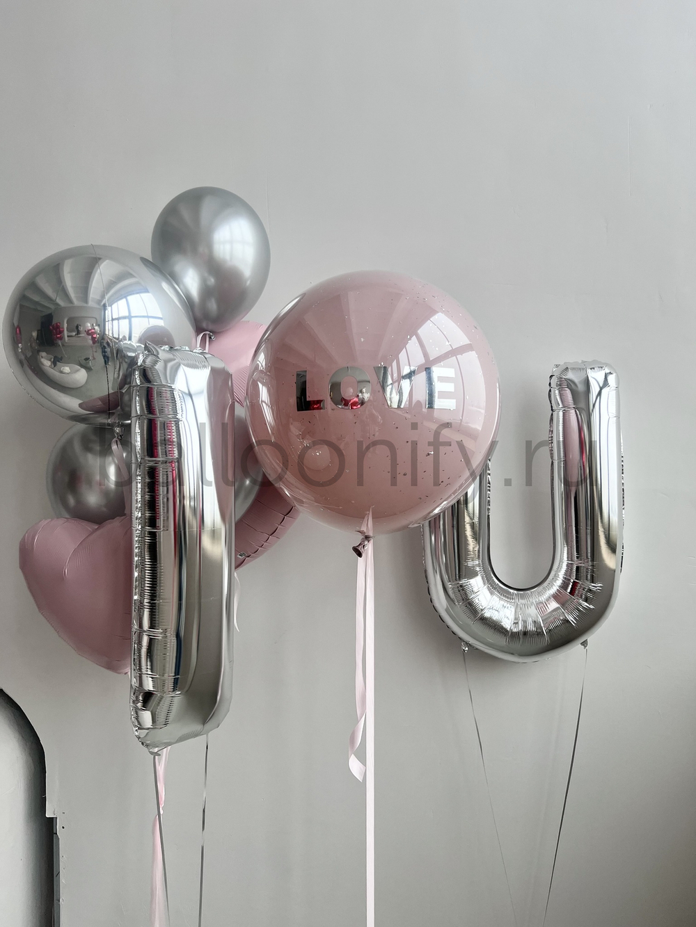Набор шаров "I Love U"